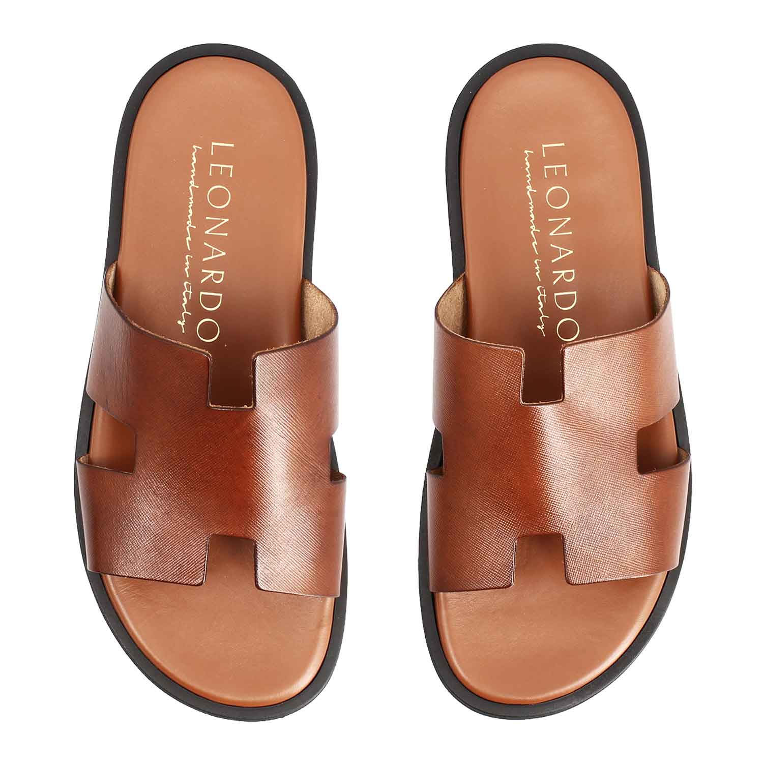 Sandale homme cuir naturel